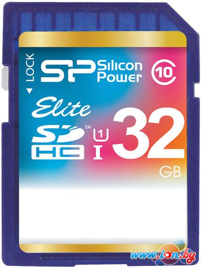 Карта памяти Silicon-Power SDHC Elite UHS-1 (Class 10) 32 GB (SP032GBSDHAU1V10) в Могилёве