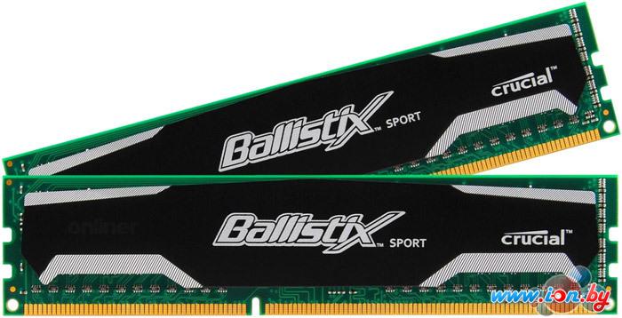Оперативная память Crucial Ballistix Sport 2x4GB DDR3 PC3-12800 (BLS2CP4G3D1609DS1S00CEU) в Гомеле