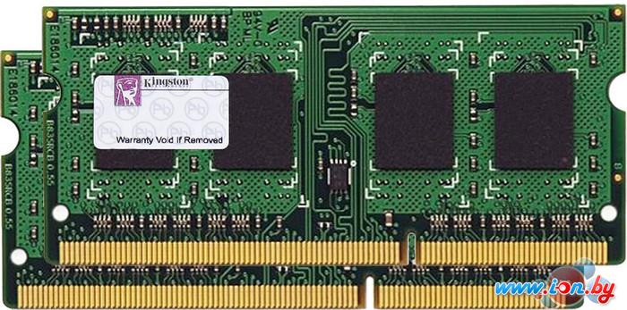 Оперативная память Kingston ValueRAM 2x4GB KIT DDR3 SO-DIMM PC3-10600 (KVR13S9S8K2/8) в Могилёве
