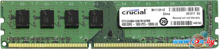 Оперативная память Crucial 4GB DDR3 PC3-12800 (CT51264BA160B) в Минске