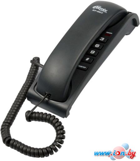 Проводной телефон Ritmix RT-007 (черный) в Гродно
