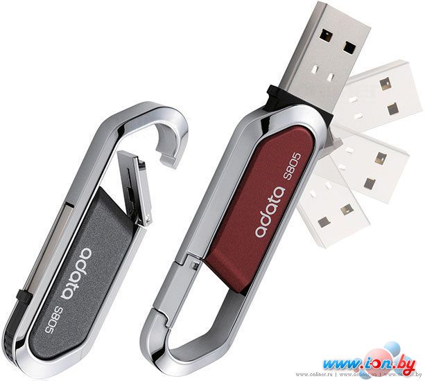 USB Flash A-Data S805 Red 8 Гб (AS805-8G-CRD) в Могилёве