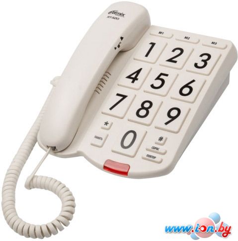 Проводной телефон Ritmix RT-520 (белый) в Гомеле
