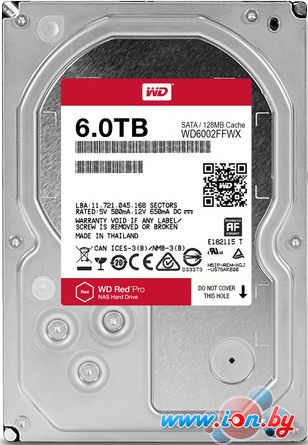 Жесткий диск WD Red Pro 6TB [WD6002FFWX] в Могилёве