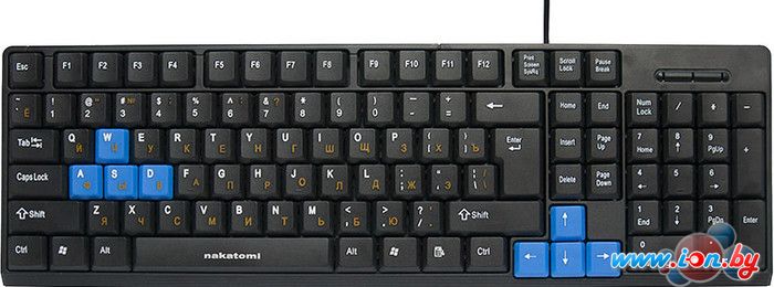 Клавиатура Nakatomi KN-03U Black-Blue в Витебске