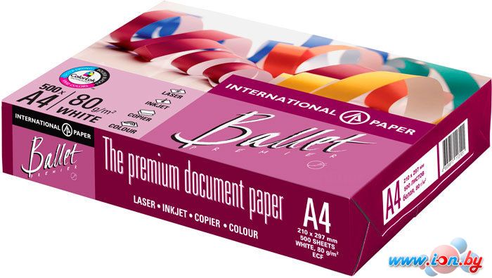 Офисная бумага Ballet Premier A4 (80 г/м2) в Гомеле