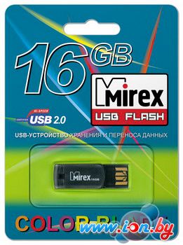 USB Flash Mirex HOST BLACK 16GB (13600-FMUHOB16) в Могилёве