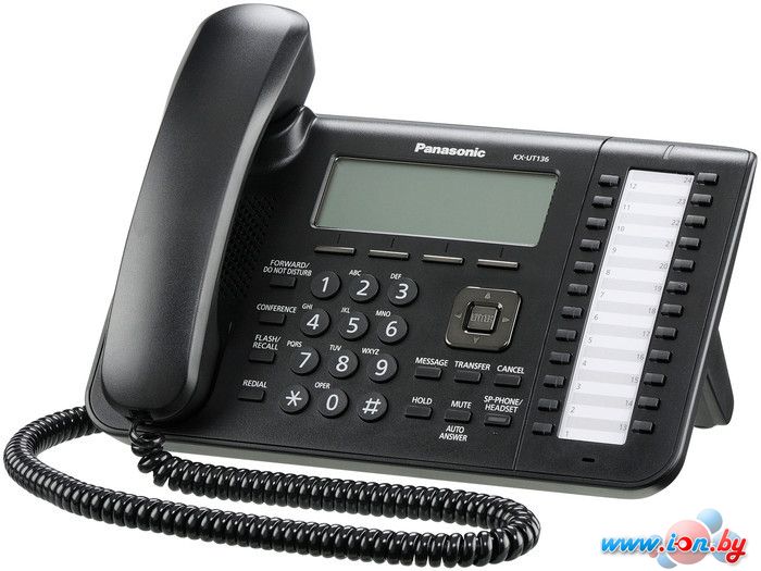 Проводной телефон Panasonic KX-UT136 Black в Гомеле