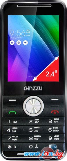 Мобильный телефон Ginzzu M106 Dual Black в Могилёве