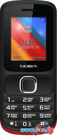 Мобильный телефон TeXet TM-125 Black/Red в Витебске