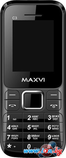 Мобильный телефон Maxvi C3 Black в Могилёве