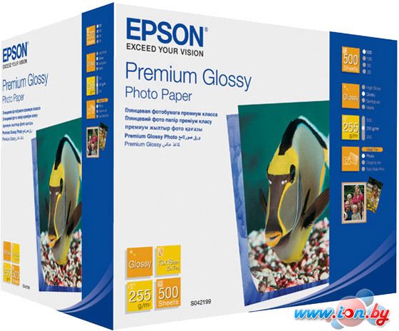 Фотобумага Epson Premium Glossy Photo Paper 13х18 500 листов (C13S042199) в Могилёве