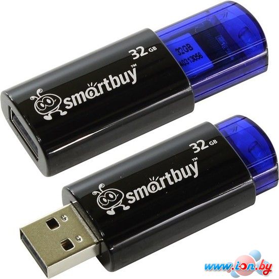 USB Flash SmartBuy 32GB Click Blue [SB32GBCL-B] в Могилёве