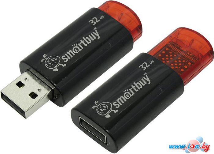 USB Flash SmartBuy Click 32Gb Black [SB32GBCL-K] в Могилёве
