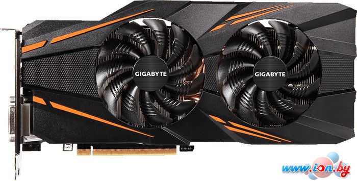 Видеокарта Gigabyte GeForce GTX 1070 Windforce OC 8GB GDDR5 [GV-N1070WF2OC-8GD] в Гродно