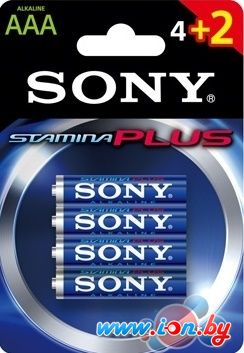 Батарейки Sony AAA 6 шт. [AM4-B4X2D] в Витебске