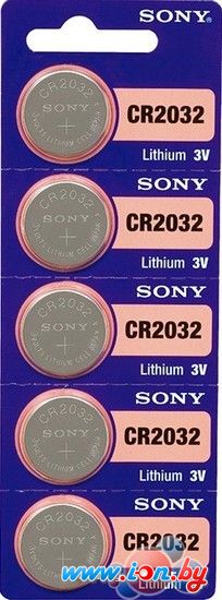 Батарейки Sony CR2032 5 шт. [CR2032BEA] в Гомеле