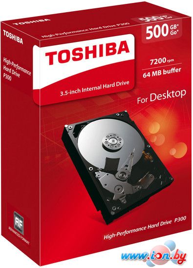 Жесткий диск Toshiba P300 500GB [HDWD105EZSTA] в Бресте