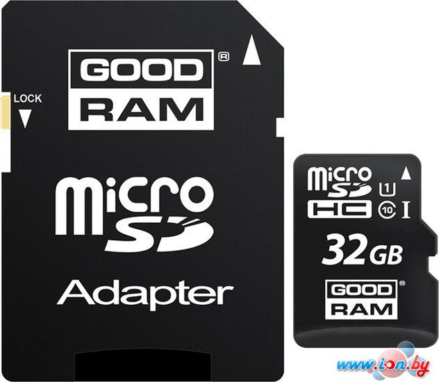 Карта памяти GOODRAM microSDHC (Class 10) UHS-I 32GB + адаптер [M1AA-0320R11] в Гомеле