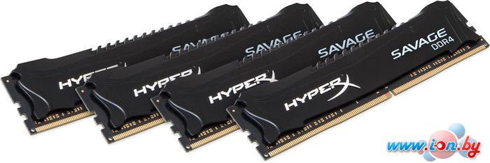 Оперативная память Kingston HyperX Savage 4x8GB DDR4 PC4-21300 [HX426C13SB2K4/32] в Могилёве