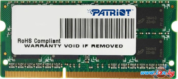 Оперативная память Patriot Signature Line 4GB DDR3 SO-DIMM PC3-12800 [PSD34G16002S] в Бресте