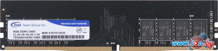 Оперативная память Team Elite 8GB DDR4 PC4-19200 [TED48G2400C1601] в Бресте