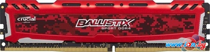 Оперативная память Crucial Ballistix Sport LT Red 8GB DDR4 PC4-19200 [BLS8G4D240FSE] в Могилёве