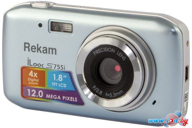 Фотоаппарат Rekam iLook S755i (серый металлик) в Могилёве