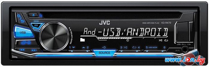 CD/MP3-магнитола JVC KD-R472 в Бресте