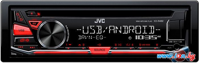 CD/MP3-магнитола JVC KD-R482 в Гомеле