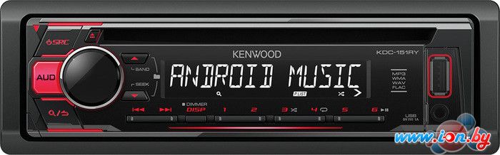 CD/MP3-магнитола Kenwood KDC-151RY в Могилёве