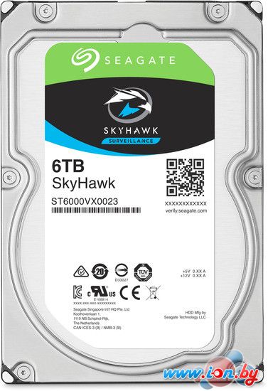 Жесткий диск Seagate Skyhawk 6TB [ST6000VX0023] в Бресте