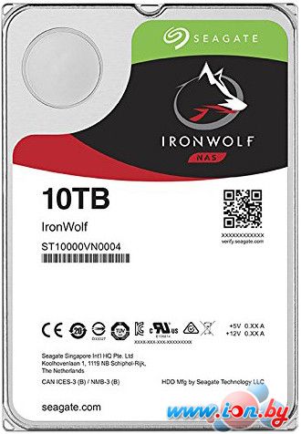 Жесткий диск Seagate Ironwolf 10TB [ST10000VN0004] в Бресте