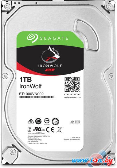 Жесткий диск Seagate Ironwolf 1TB [ST1000VN002] в Бресте