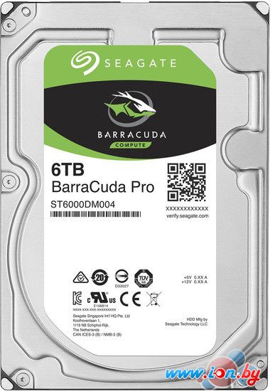 Жесткий диск Seagate Barracuda Pro 6TB [ST6000DM004] в Бресте
