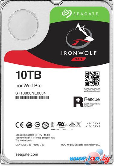 Жесткий диск Seagate IronWolf Pro 10TB [ST10000NE0004] в Могилёве