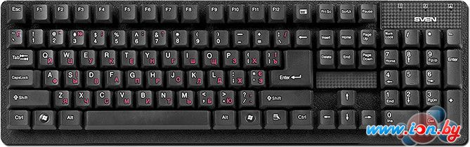 Клавиатура SVEN Standard 301 Black USB+PS/2 в Бресте