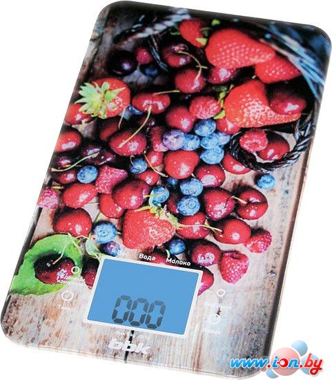 Кухонные весы BBK KS107G (ягоды на доске) в Гомеле