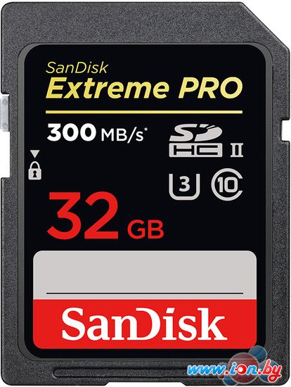 Карта памяти SanDisk Extreme PRO UHS-II SDHC 32GB [SDSDXPK-032G-GN4IN] в Гомеле
