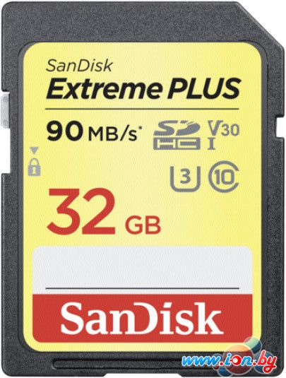 Карта памяти SanDisk ExtremePlus V30 SDHC 32GB [SDSDXWF-032G-GNCIN] в Бресте