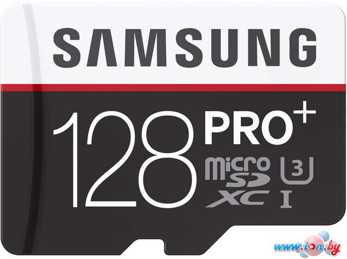 Карта памяти Samsung microSDXC Pro Plus UHS-1 U3 Class 10 128GB+адаптер [MB-MD128DA] в Могилёве