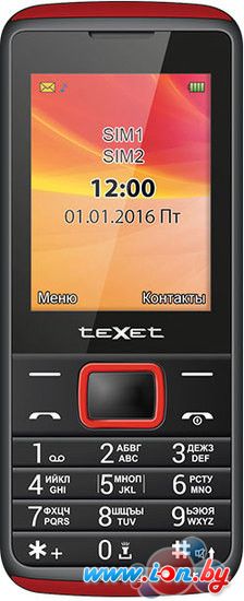 Мобильный телефон TeXet TM-214 Black/Red в Минске