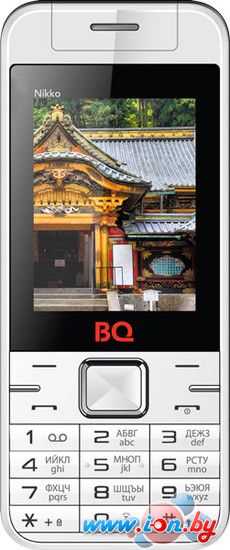 Мобильный телефон BQ-Mobile Nikko White/Green [BQM-2424] в Могилёве