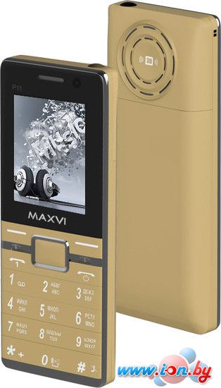 Мобильный телефон Maxvi P11 Gold в Минске
