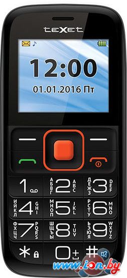 Мобильный телефон TeXet TM-B117 Black/Orange в Могилёве