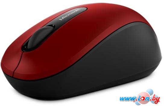 Мышь Microsoft Bluetooth Mobile Mouse 3600 (черный/красный) [PN7-00014] в Могилёве