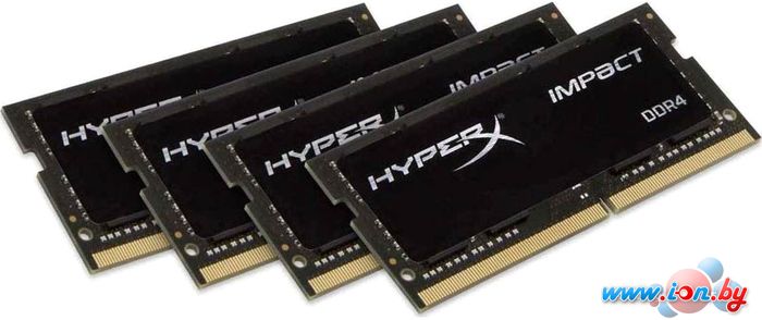 Оперативная память Kingston HyperX impact 4x4GB DDR4 SODIMM PC4-19200 [HX424S15IBK4/16] в Могилёве