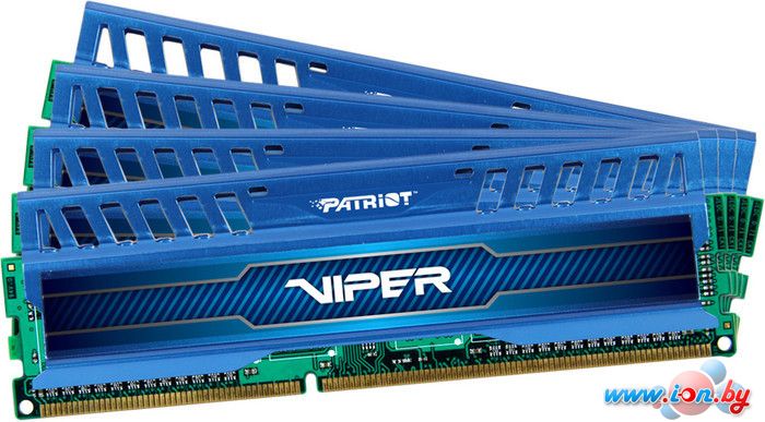 Оперативная память Patriot Viper 3 Sapphire Blue 4x8GB KIT DDR3 PC3-12800 (PV332G160C9QKBL) в Могилёве