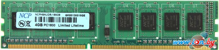 Оперативная память NCP 4GB DDR3 PC3-12800 [NCPH9AUDR-16M28] в Могилёве