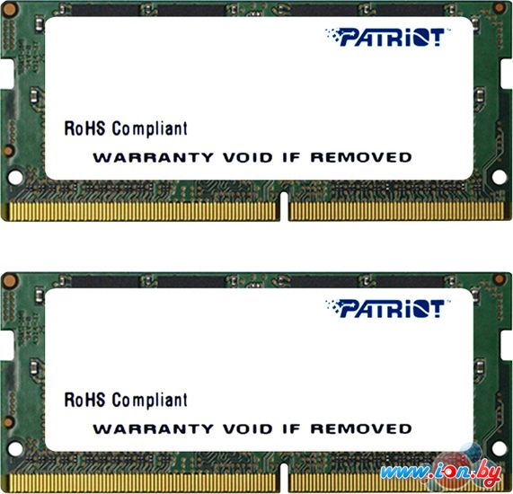 Оперативная память Patriot Signature Line 2x8GB DDR4 SO-DIMM PC4-17000 [PSD416G2133SK] в Могилёве